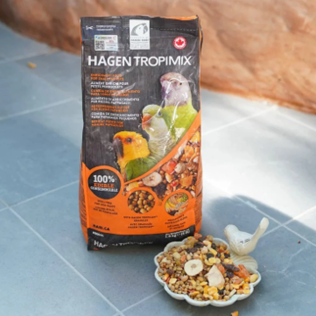 鹦鹦队 哈根哈利中大型鹦鹉滋养丸无壳谷物水果粮混合鸟食饲料
