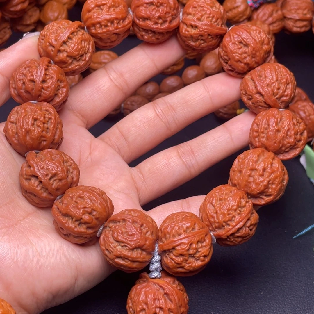 文玩核桃手串麻花粗筋