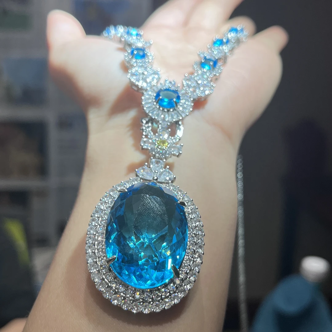 （龙翦晶）宝-高定馆藏海洋之星项链23401