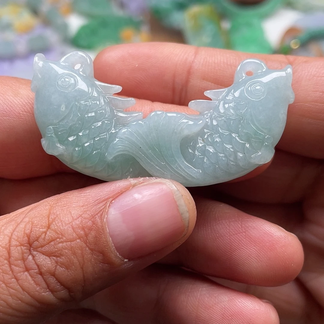 颈饰未镶嵌翡翠翡玉缘翡翠