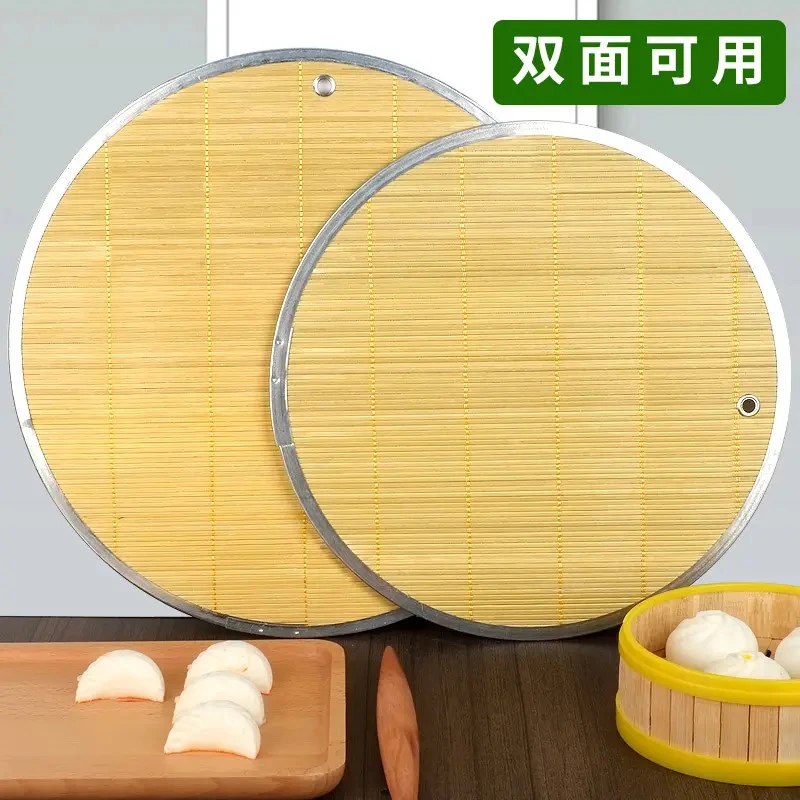 特价竹编饺子帘可挂式青竹条竹制不粘双面饺子帘盖帘包子馄饨面条