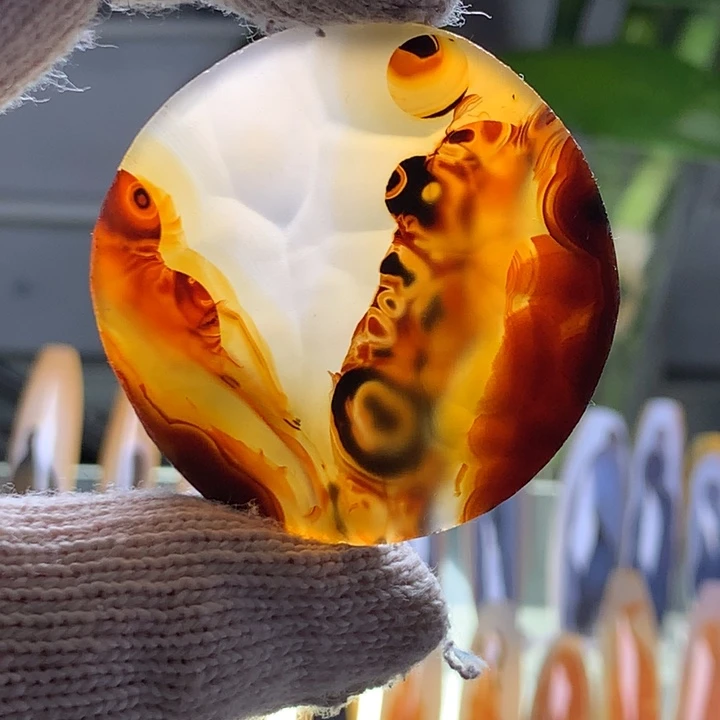 未镶嵌玛瑙/玉髓珠宝半成品216