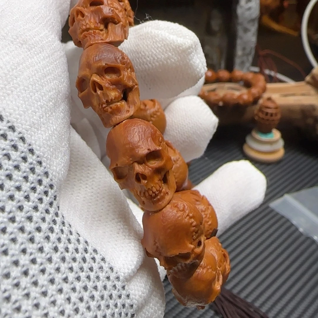 手串/手链橄榄核骷髅