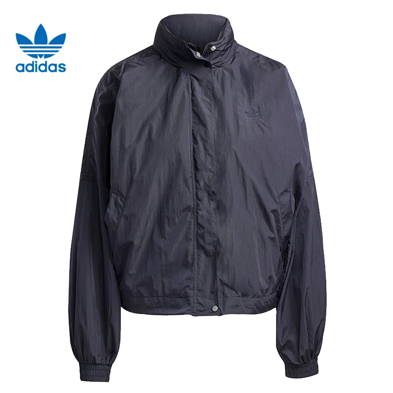 adidas阿迪达斯女子WOVEN 3S WB梭织连帽外套JD2583