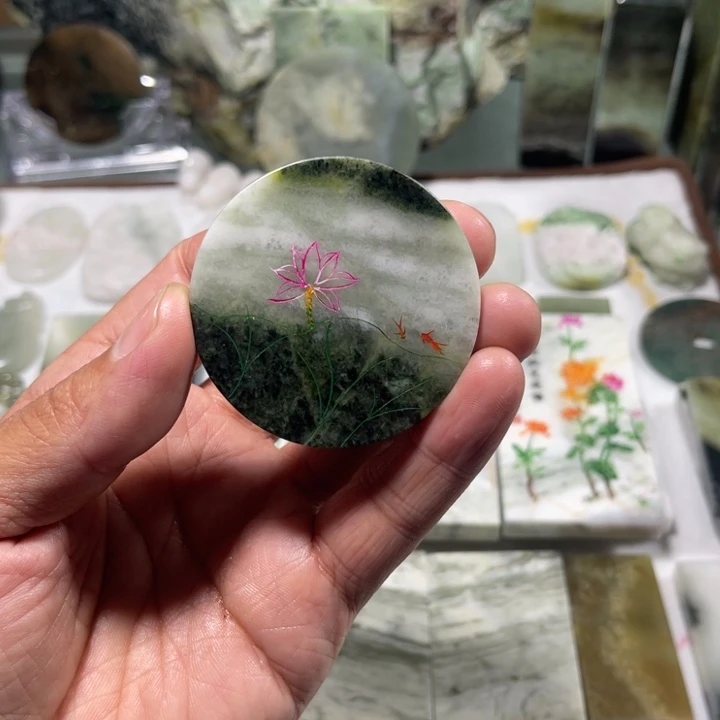 未镶嵌独山玉颈饰