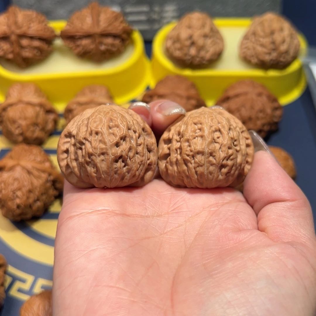 文玩核桃把件铁锤37全品