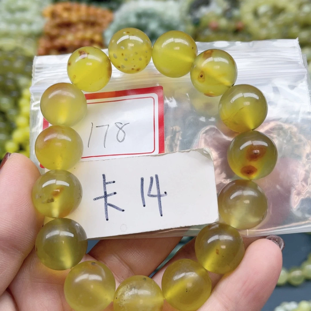 未镶嵌蛇纹石玉手串