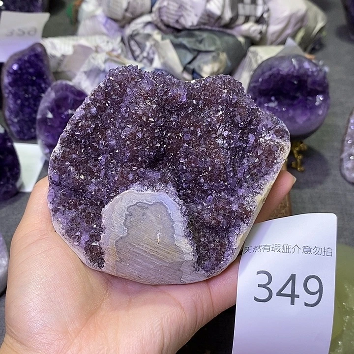 珠宝半成品紫晶未镶嵌