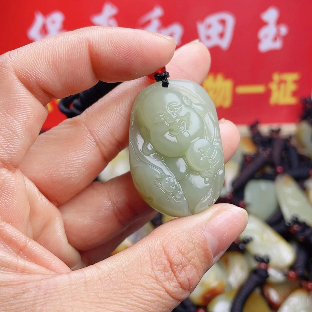 和田玉颈饰未镶嵌