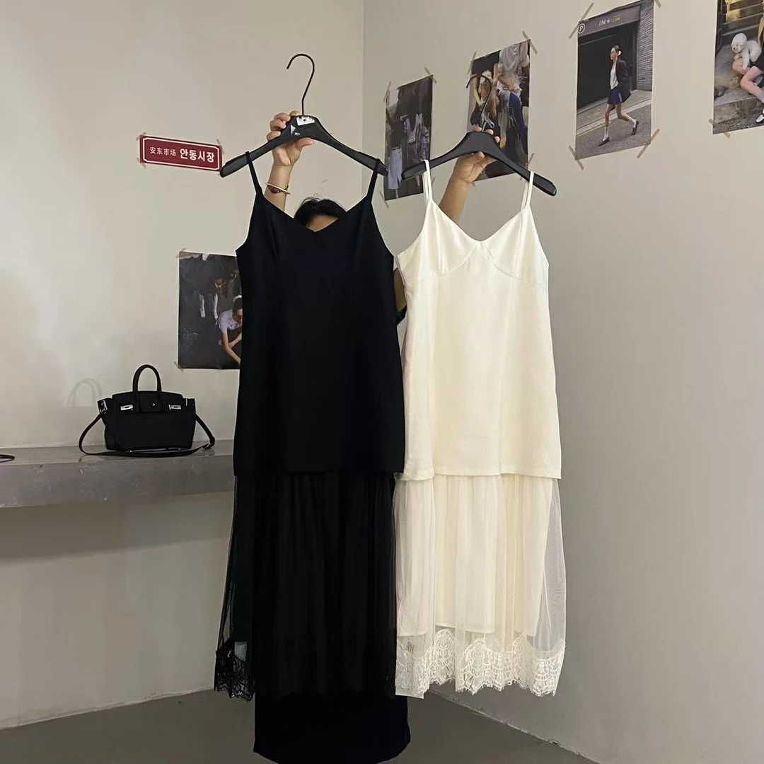 【ARONG阿荣家】连衣裙02285-杏色黑色-F