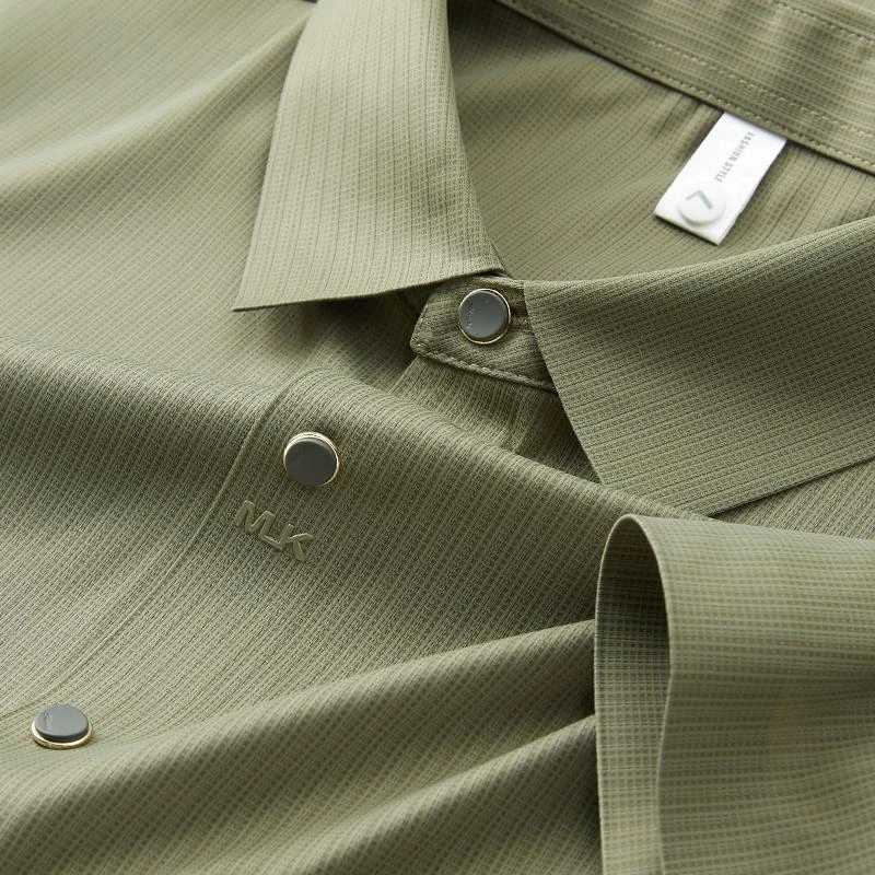 务凉感短袖POLO衫男2025夏季新款潮流痞帅弹力休闲翻领T恤小众衫