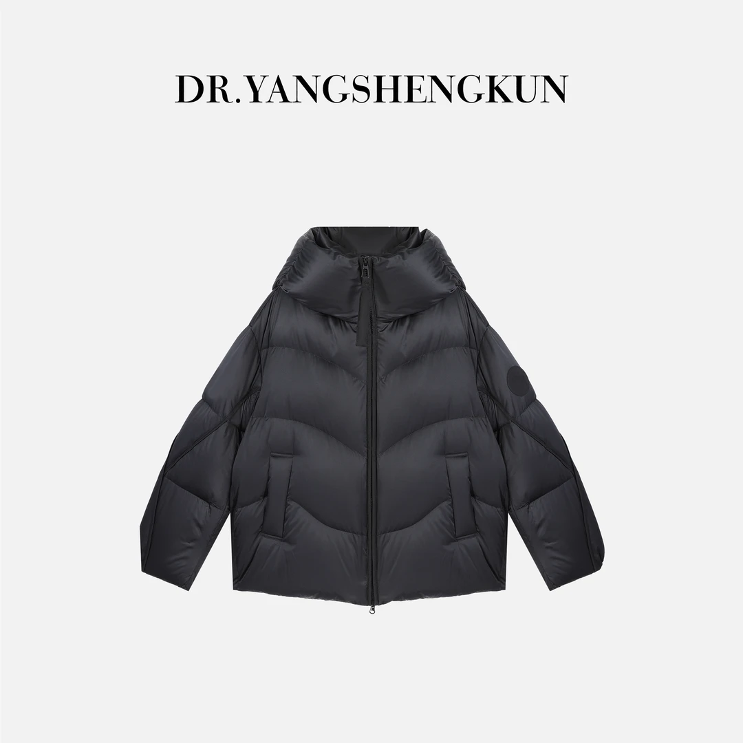 杨圣坤2025冬季新品波兰科鲁达95大白鹅连帽保暖羽绒服S825112407