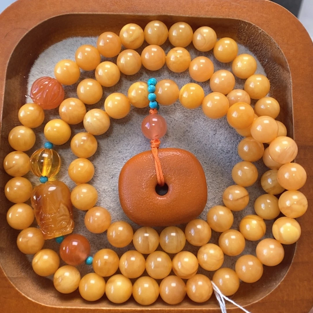 蜜蜡未镶嵌手串蜜蜡