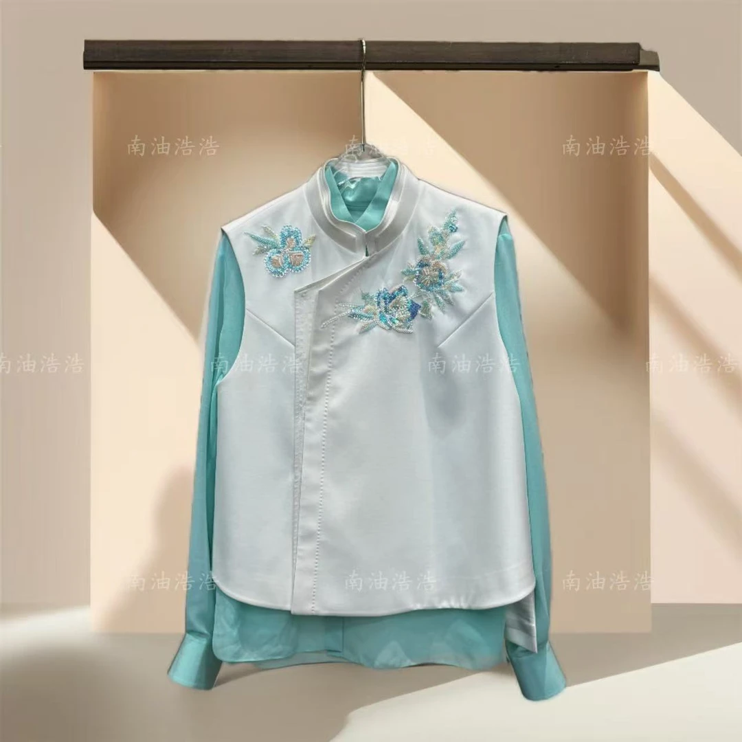 国风休闲百搭马甲KES2112