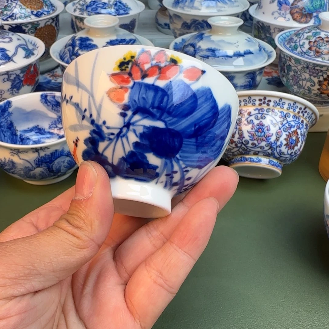 纯手工纯手绘茶具石头207