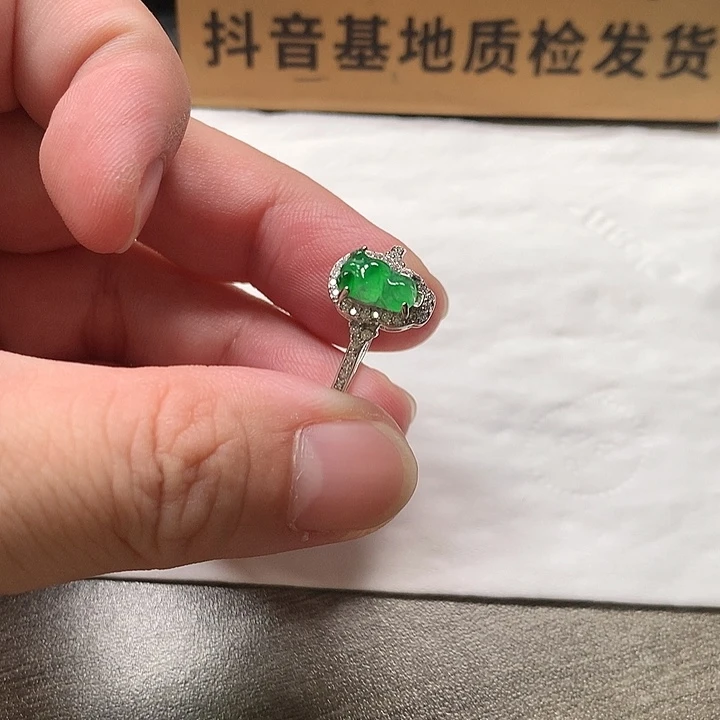 颈饰未镶嵌翡翠金鱼