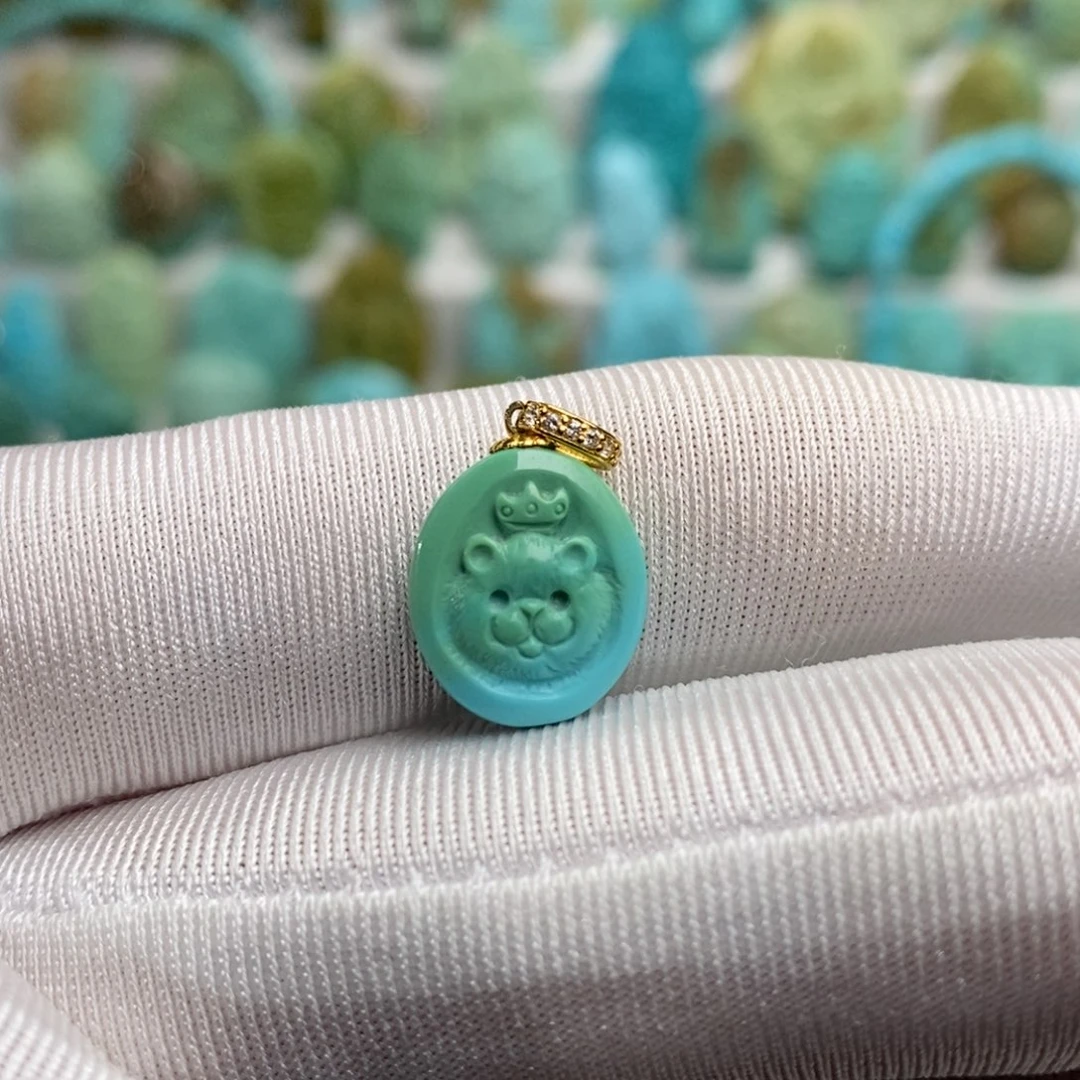 小***牙绿松石未镶嵌绿松石