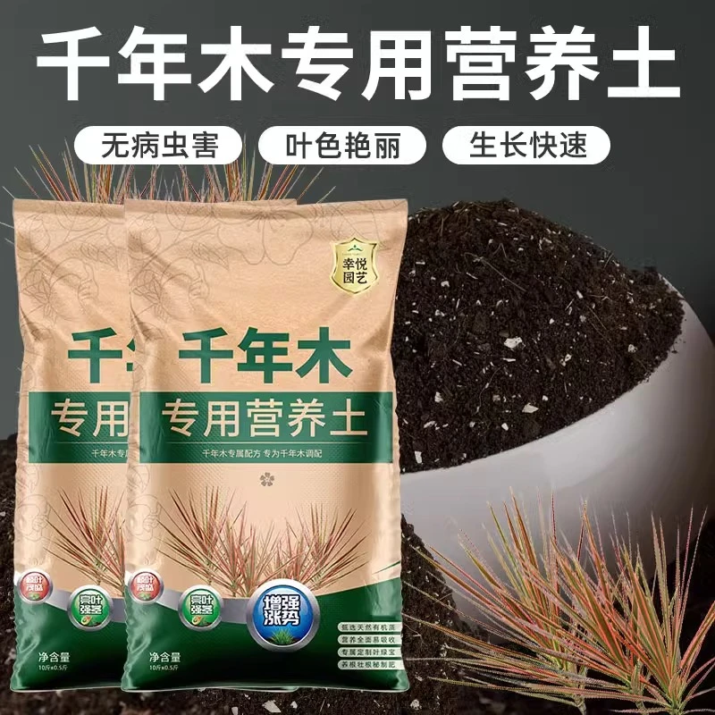 千年木专用土花土七彩铁千年木营养土养花通用专用泥土种植土肥料