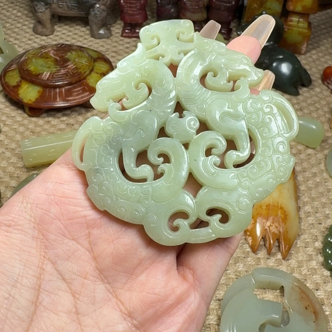 吊坠白玉菩提挂件