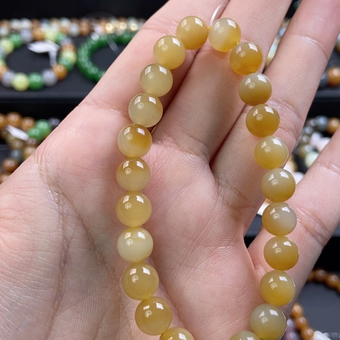 和田玉未镶嵌手链