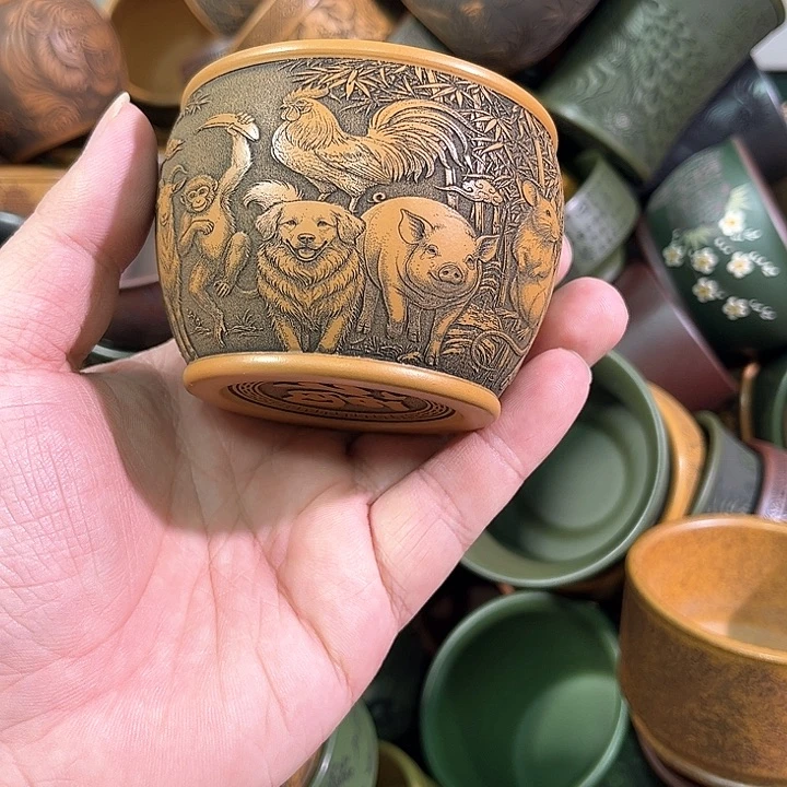 茶杯紫砂全手工紫砂主人杯