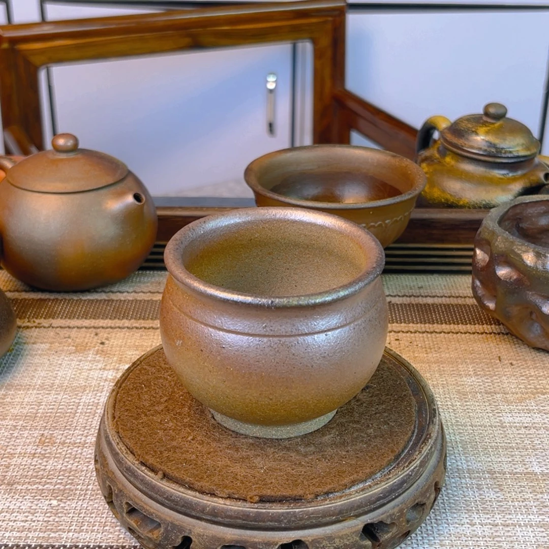 茶壶紫砂桃花泥柴烧180cc