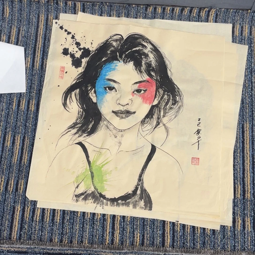 国画朱庆平50斗方艺