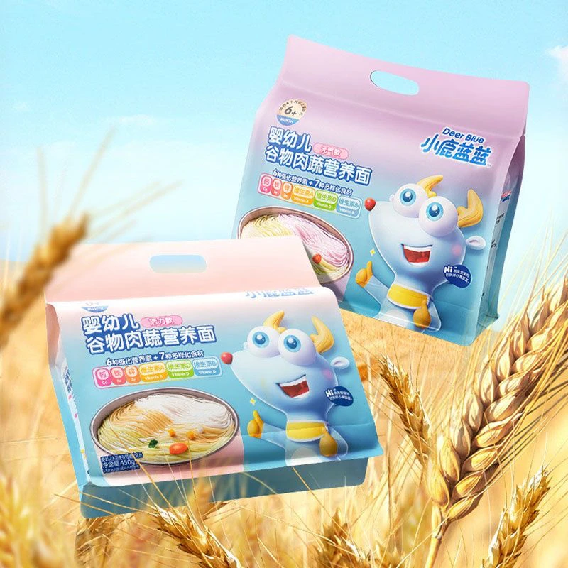 小鹿蓝蓝谷物肉蔬营养面450g袋装
