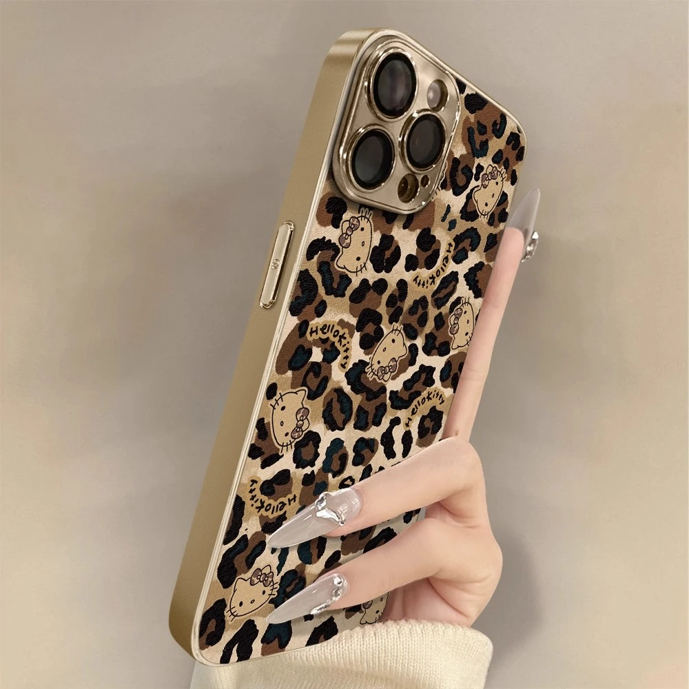 棕色kt猫适用苹果16promax手机壳可爱iphone15promax保护壳14pro