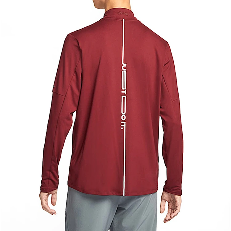 NIKE/耐克蛇年限定CNY品牌logo立领舒适长袖T恤男款红色HV8212677