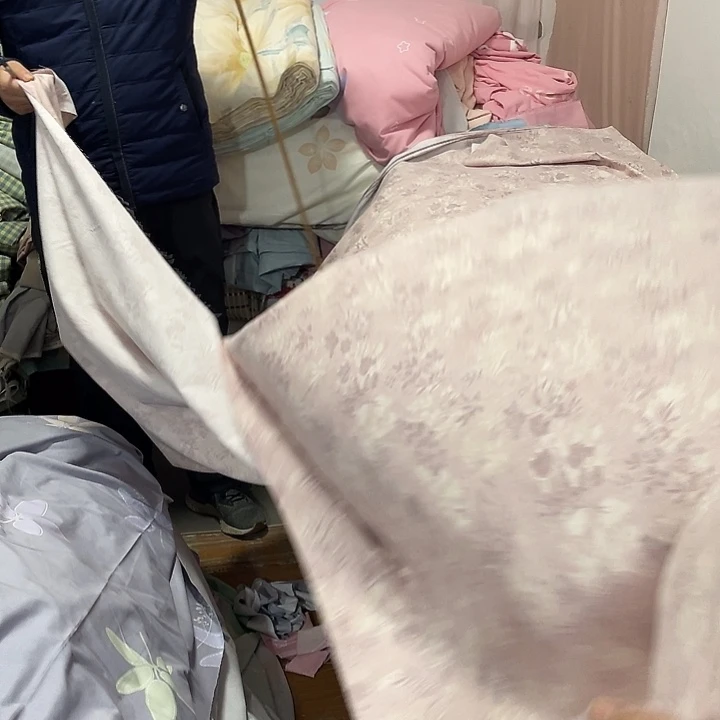 莫代尔纤维长绒棉豆沙粉暗花8米