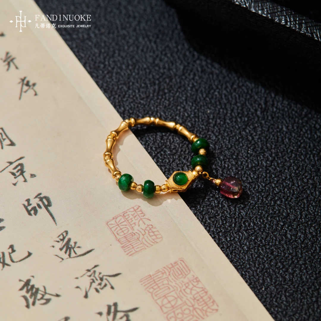 L【加加专属】18K翡翠戒指多样性发一#XYGD273801-A