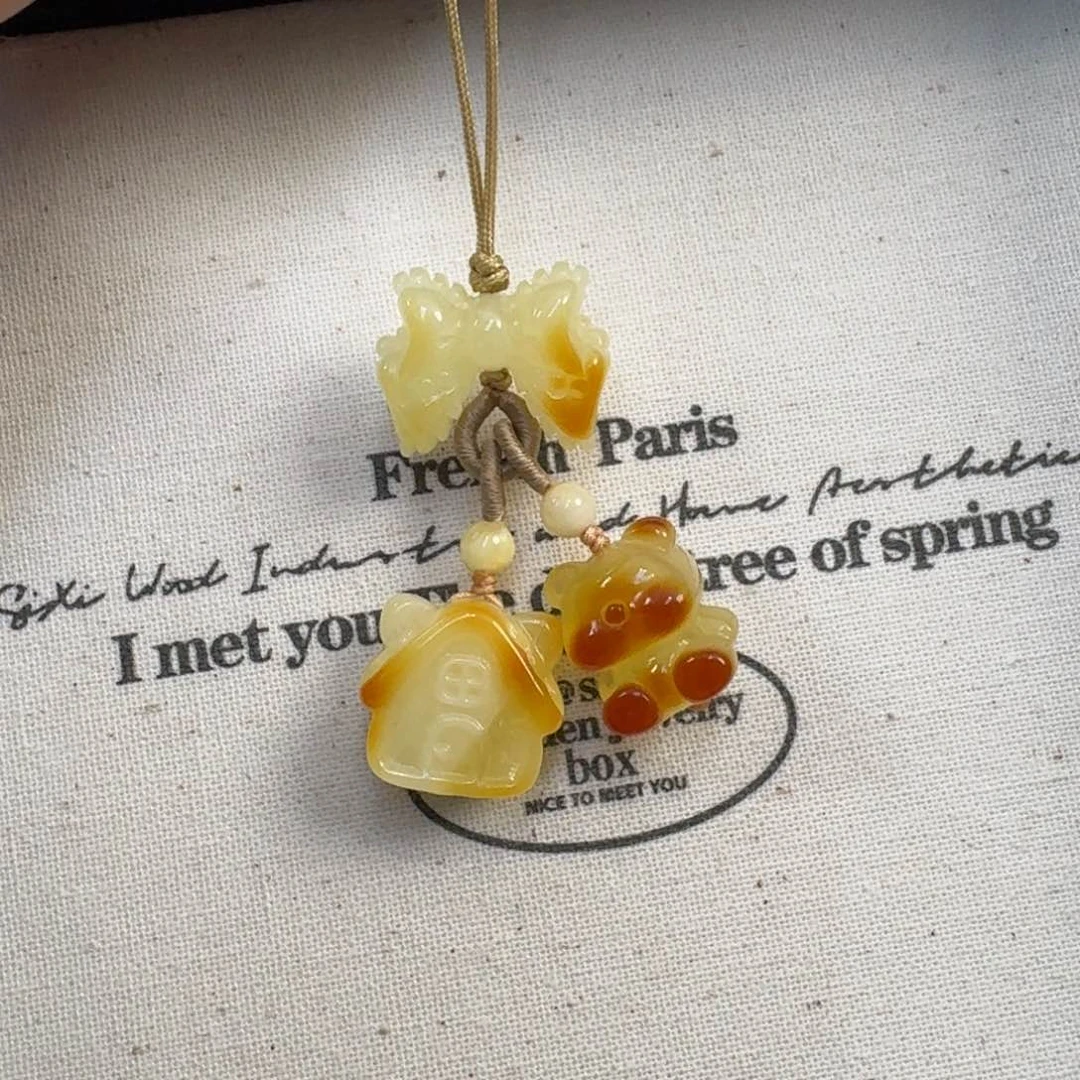 琥珀吊坠(不含链)未镶嵌