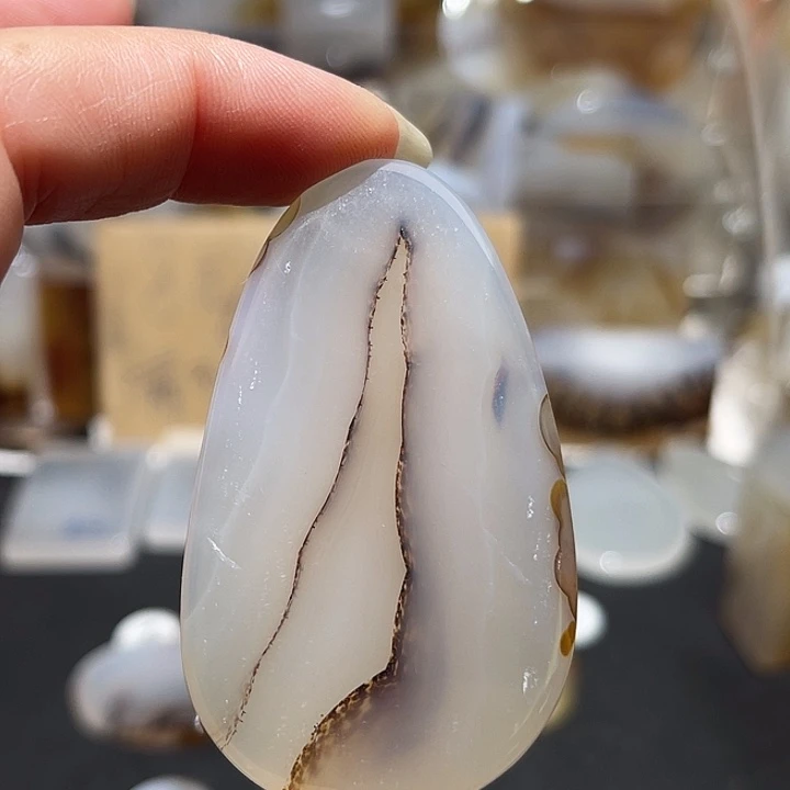 玛瑙/玉髓未镶嵌颈饰