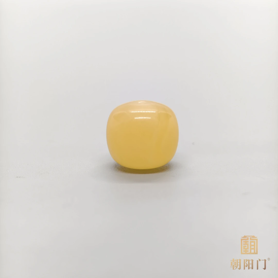 原矿蜜蜡老型单珠文玩配饰