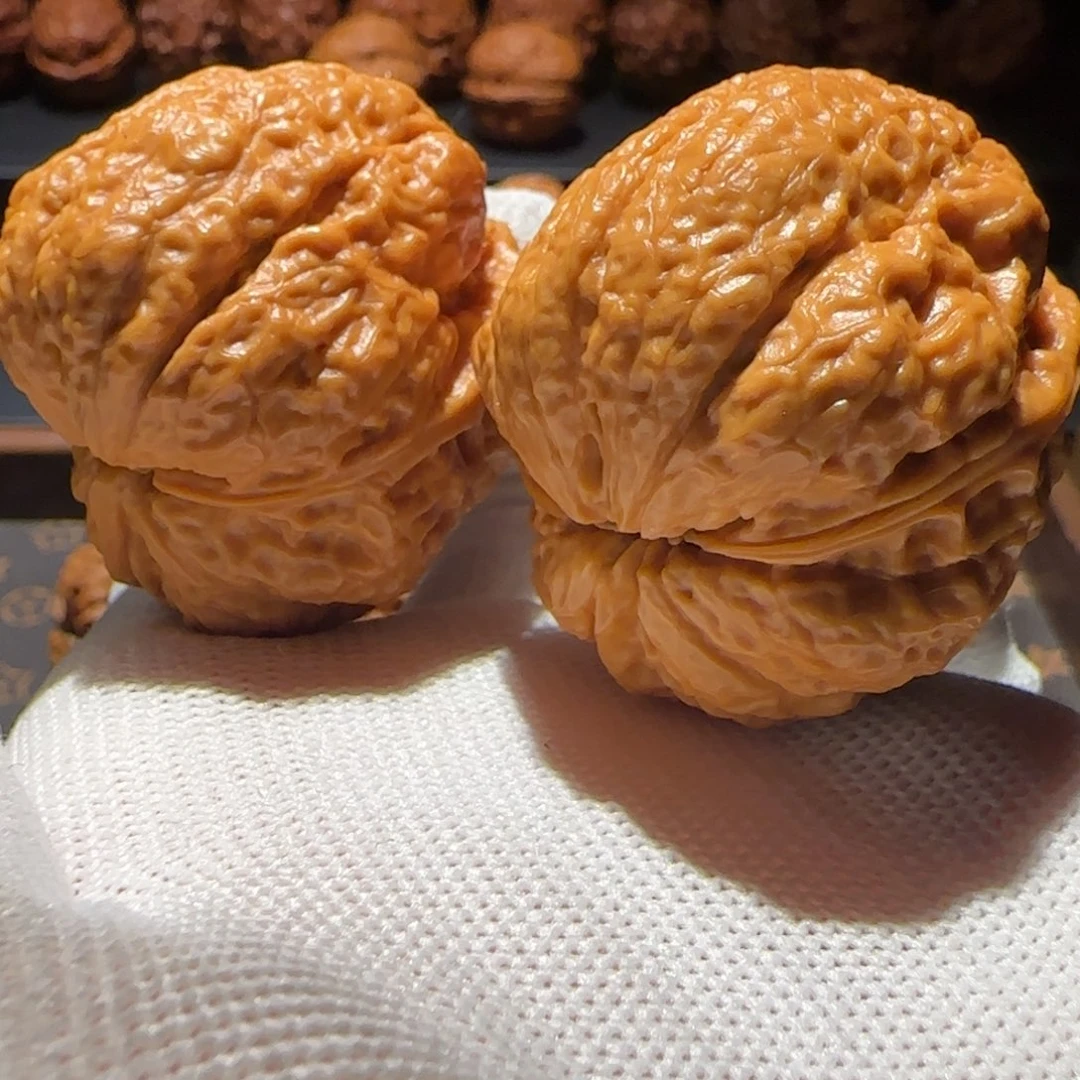 把件文玩核桃43尺六道蟾