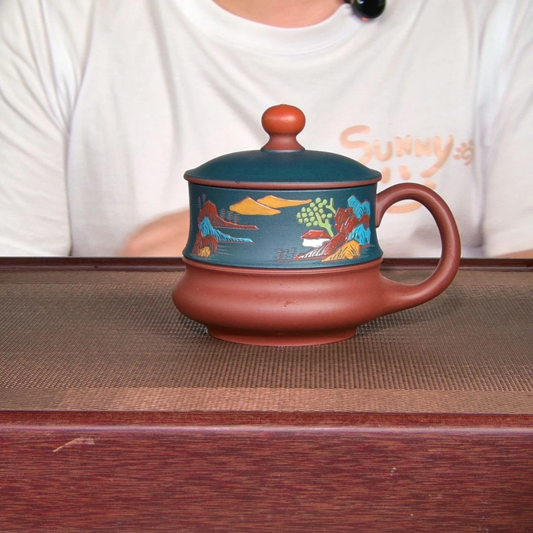 茶杯紫砂高货放漏