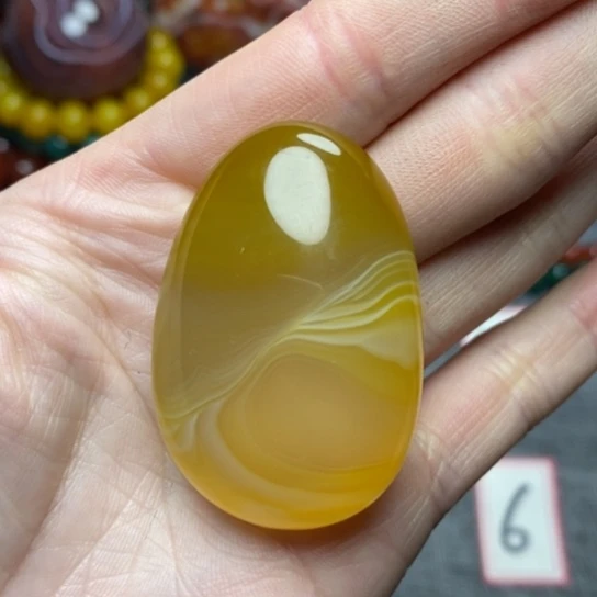 玛瑙/玉髓珠宝奇石未镶嵌东****财打孔不退不换