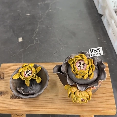 山泉造物手工制作柴烧988一套