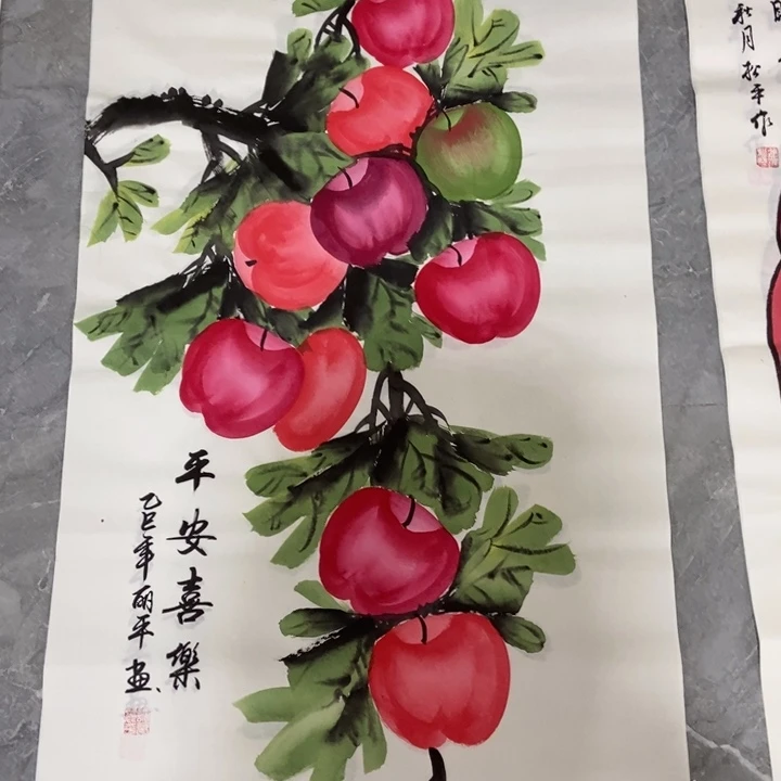 枕书斋画廊的直播间