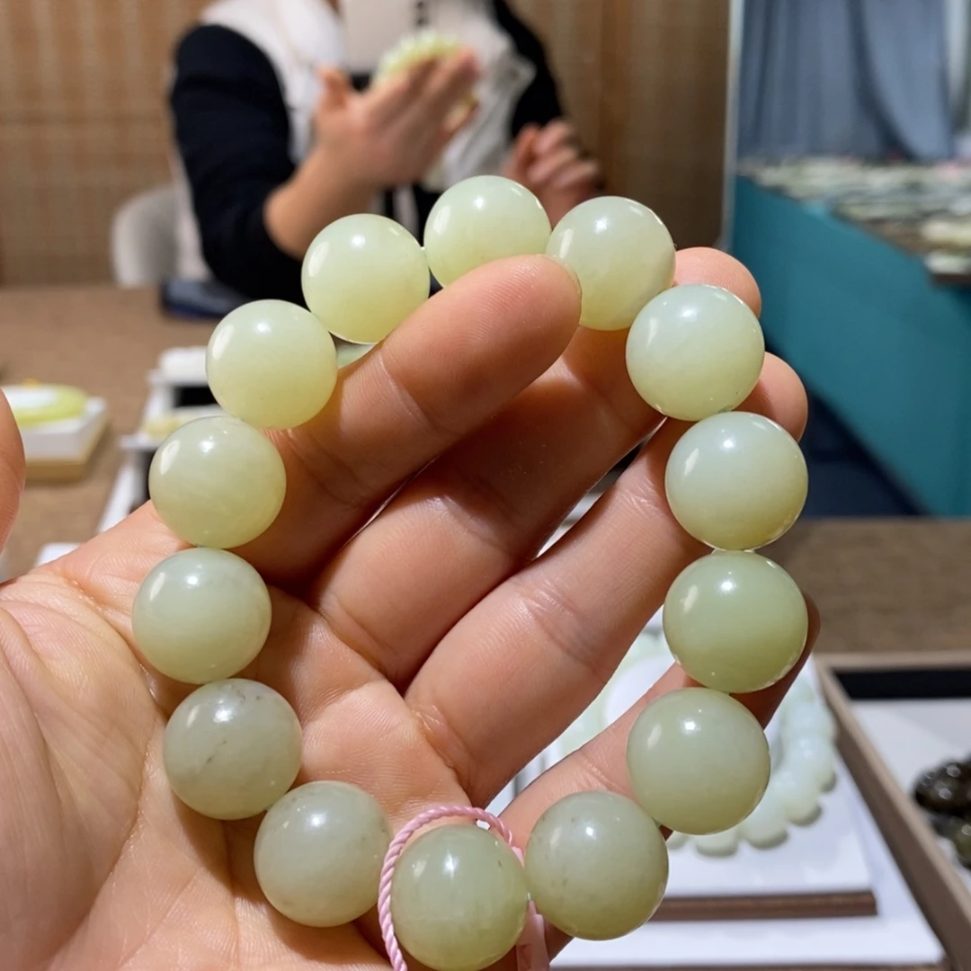 和田玉未镶嵌手链16