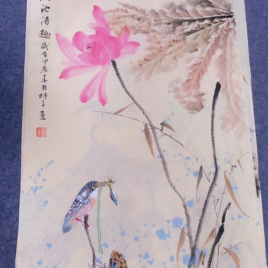 国画宣纸国画纯手绘作品