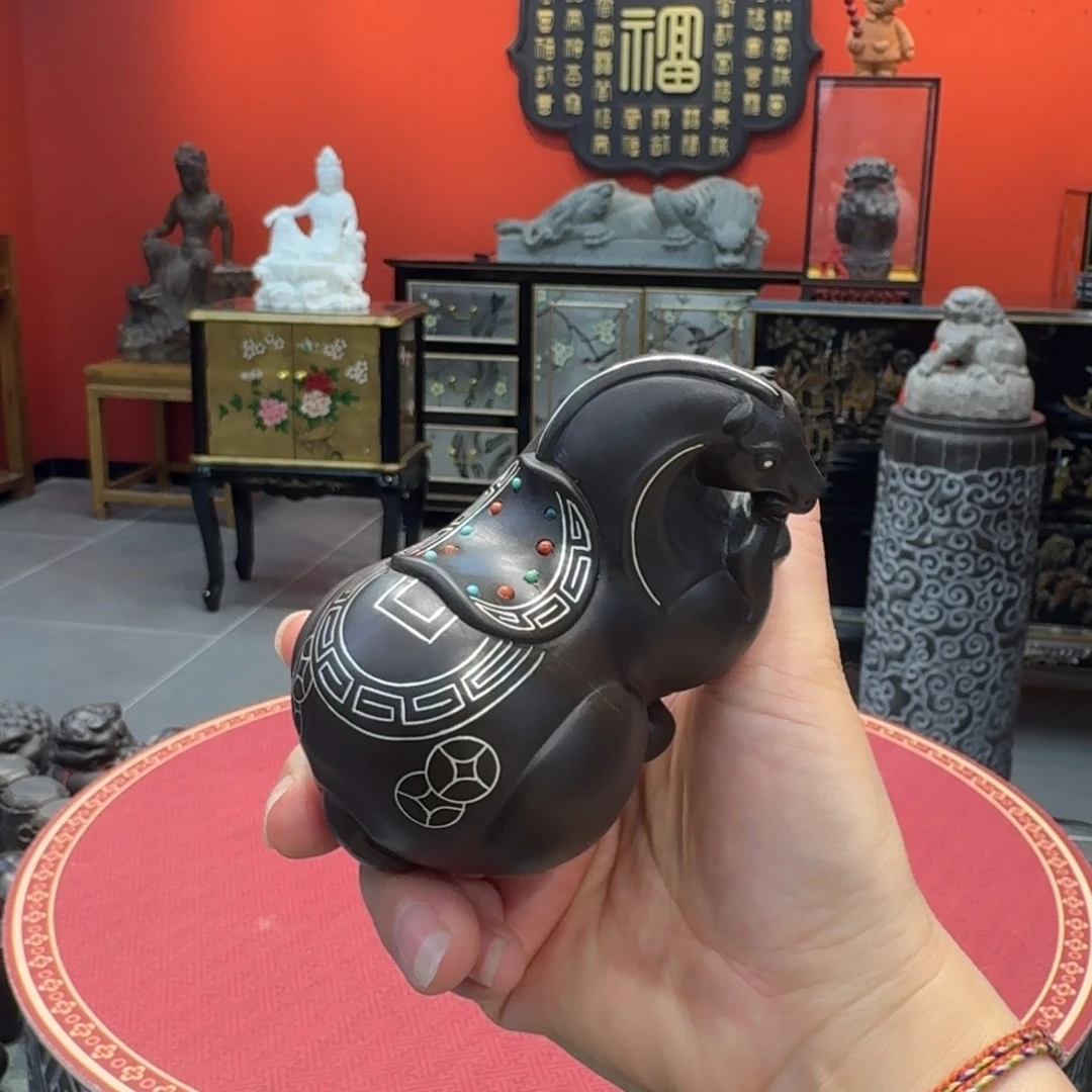 石材晋錾石雕手工雕刻摆件