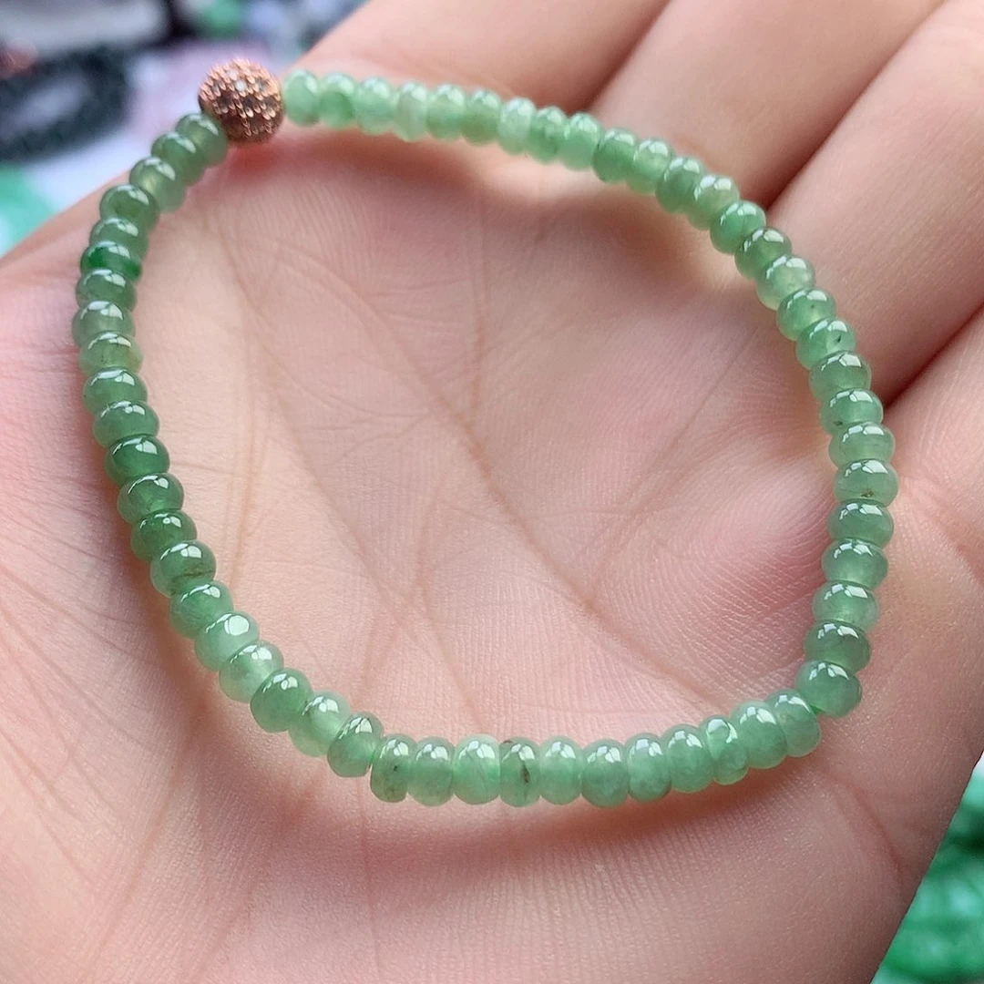 未镶嵌手链翡翠手串