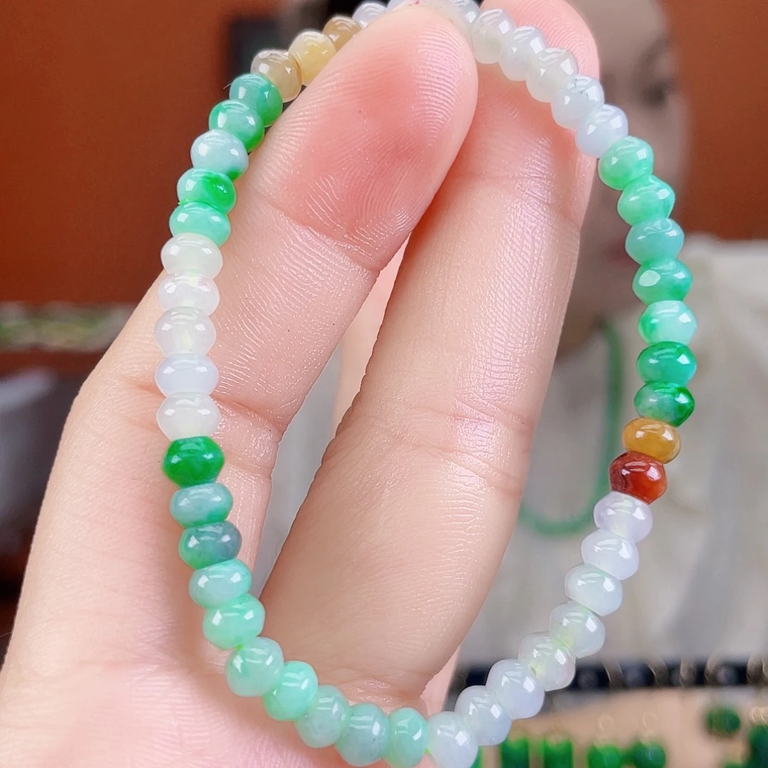 翡翠未镶嵌耳饰饰品