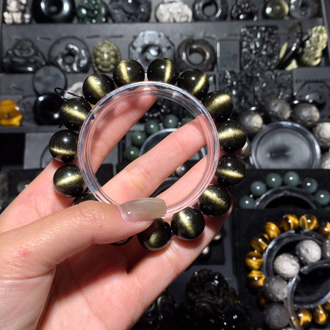 哈***狗黑曜岩未镶嵌珠宝奇石