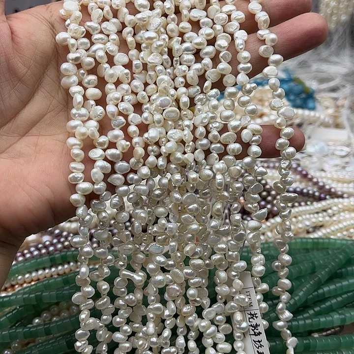 未镶嵌玛瑙/玉髓珠宝半成品一条花瓣巴洛克珍珠