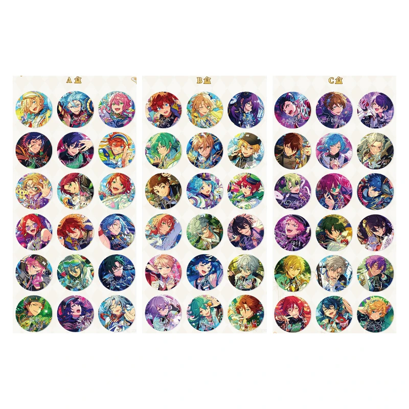 偶像梦幻祭 ES 盛颜吧唧徽章 盲盒代拆