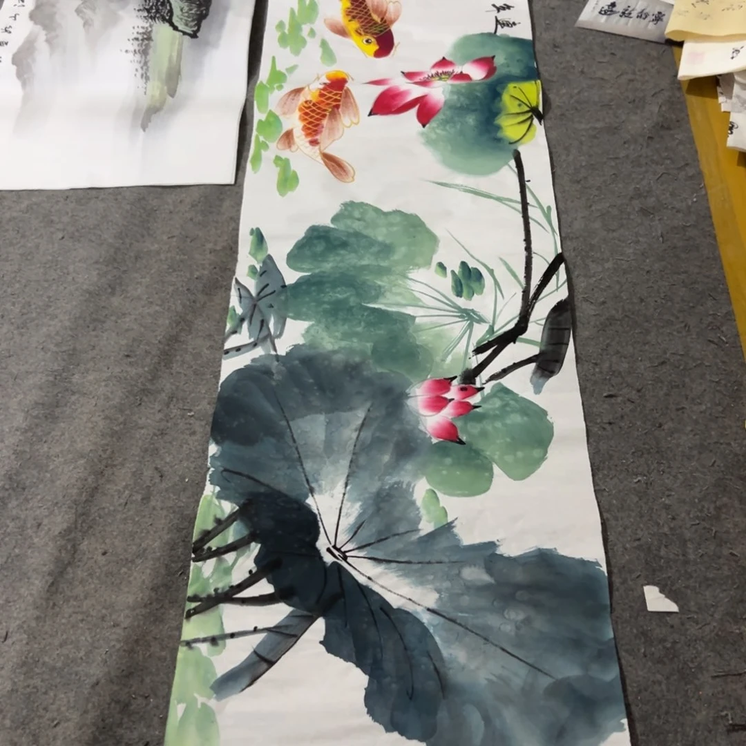 国画国画作品画心一张