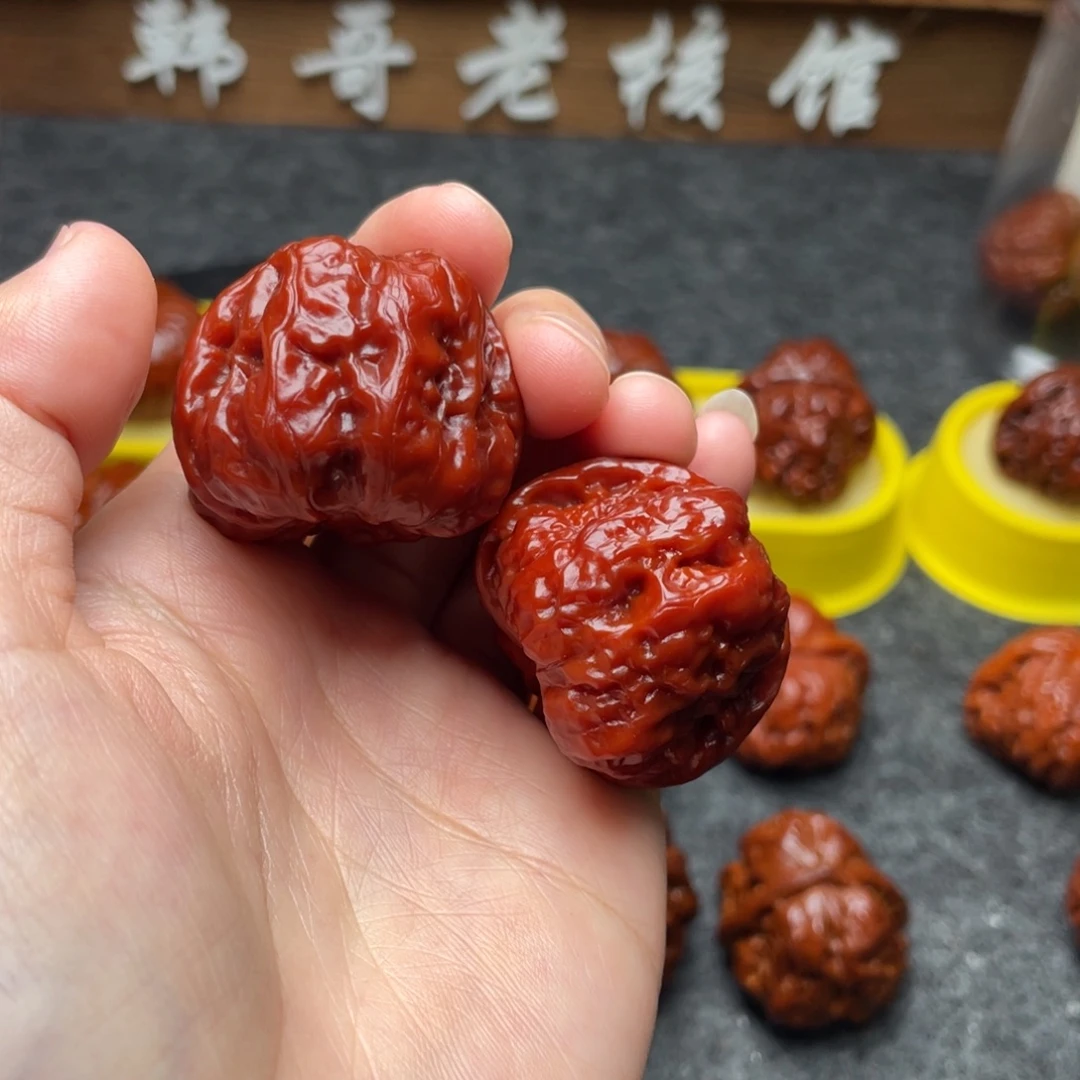 文玩核桃吊坠文玩核桃 手把件 蛤蟆头 36